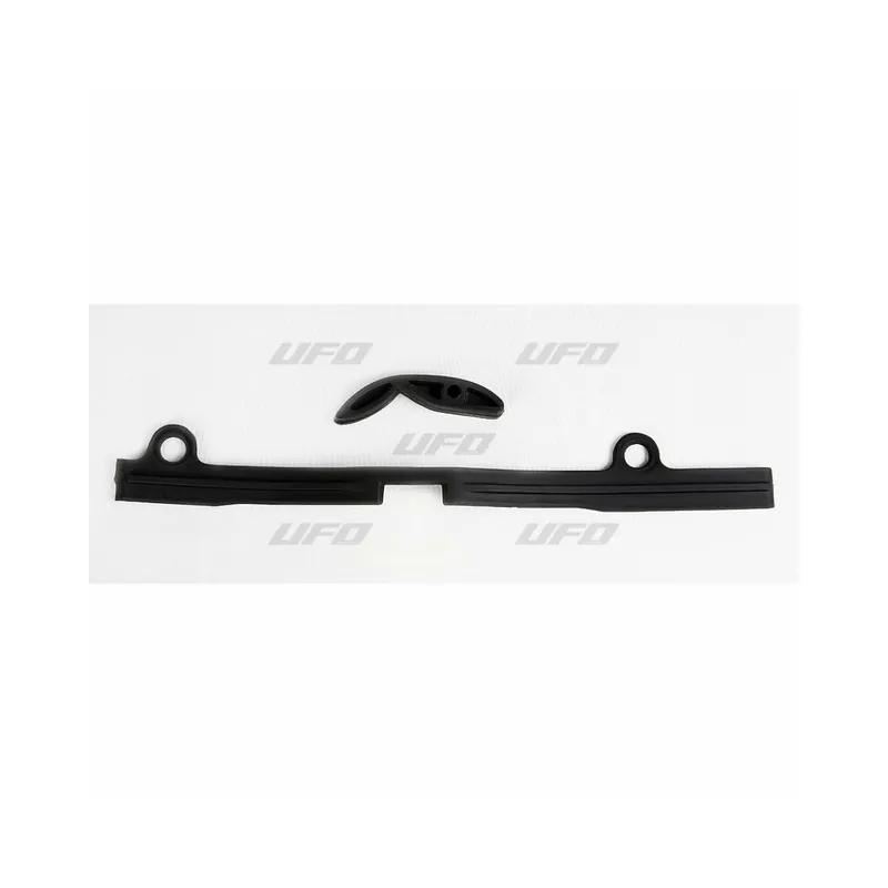 Certifié Kit patin de bras oscillant + patin de chaîne inférieur UFO noir KTM