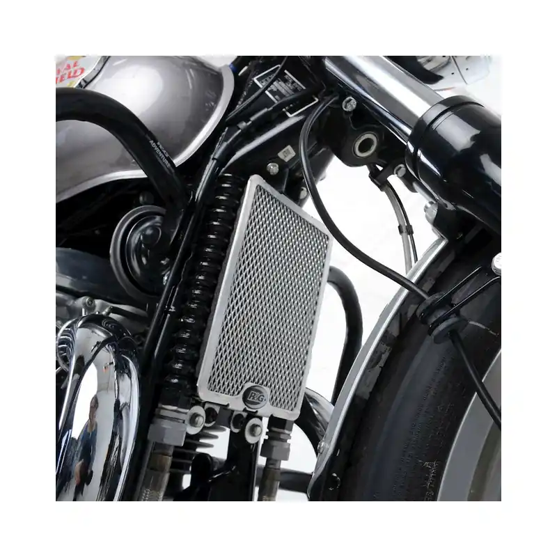 Bon Plan Protection de radiateur d'huile R&G RACING noir Royal Enfield
