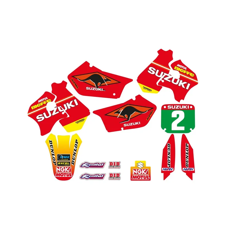 Kit déco complet TECNOSEL Team Suzuki 1998 Prix Bas
