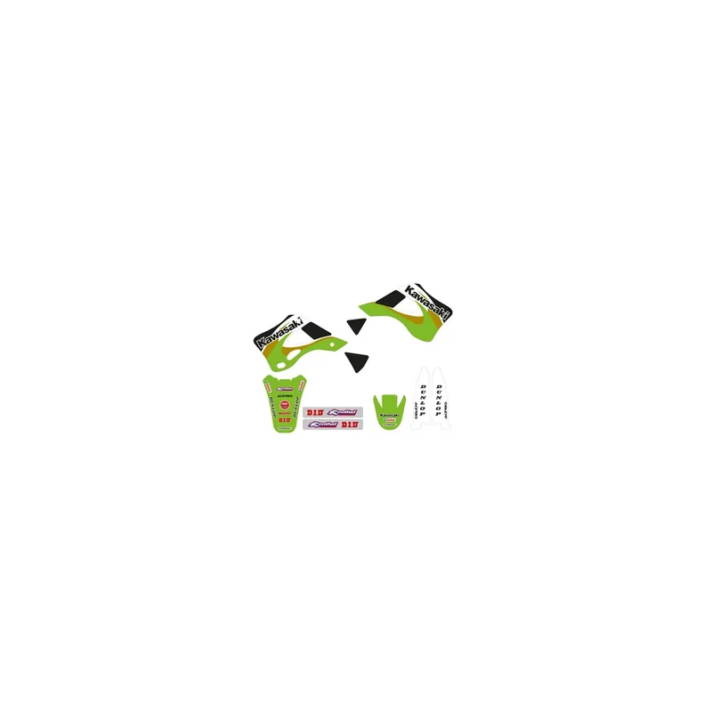 Satisfait Ou Remboursé Kit déco TECNOSEL Team OEM Kawasaki 2000