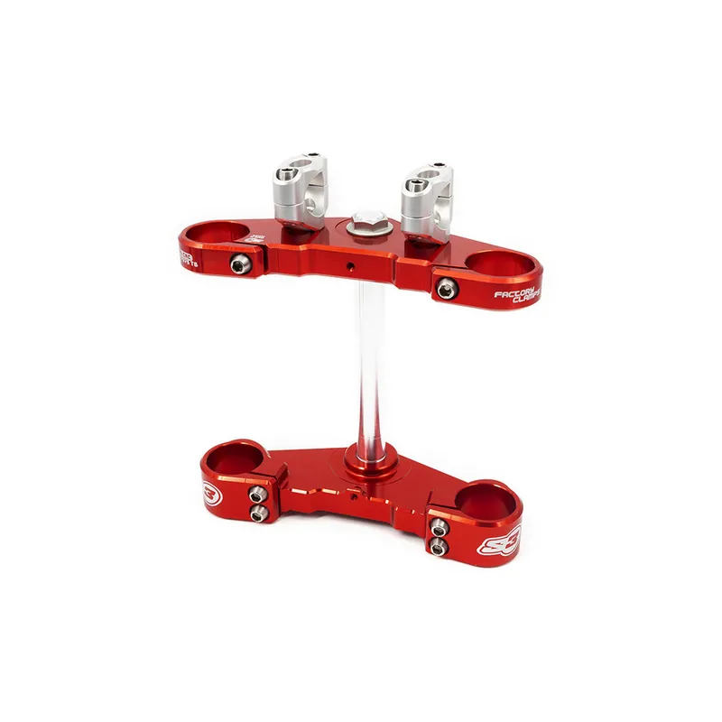 Té de fourche complet S3 Ø39mm rouge Beta Evo fourche Tech Commander Maintenant