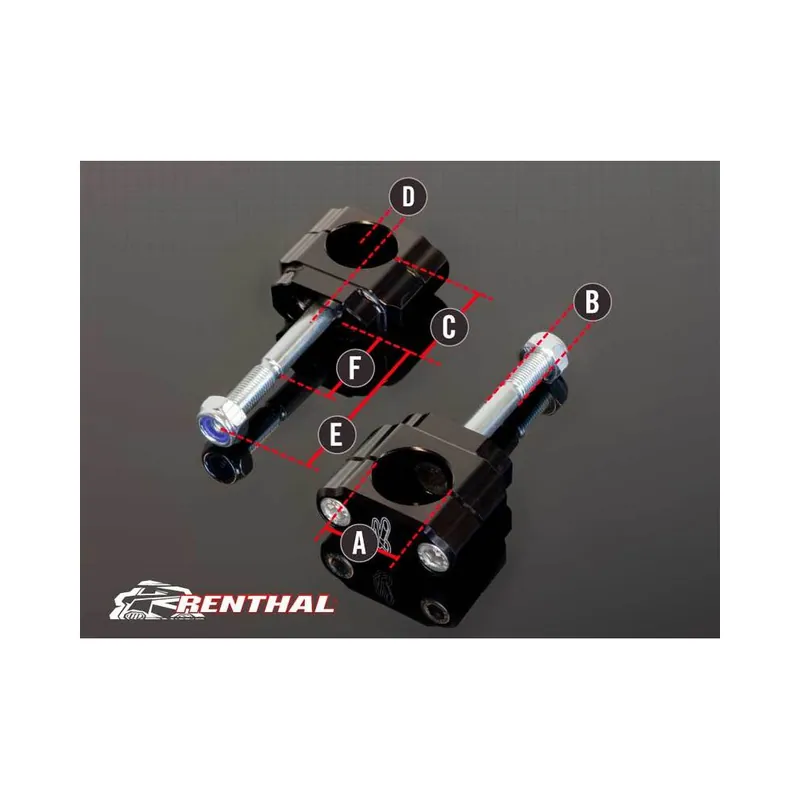 Solde Pontets de guidon RENTHAL Ø28,6mm Fatbar/Twinwall Yamaha