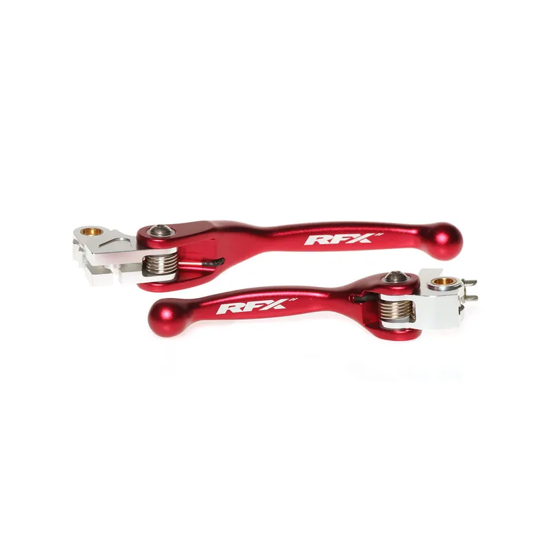 Nouveauté Ensemble de leviers flexibles forgés RFX Race (Rouge)- Honda CRF250/450