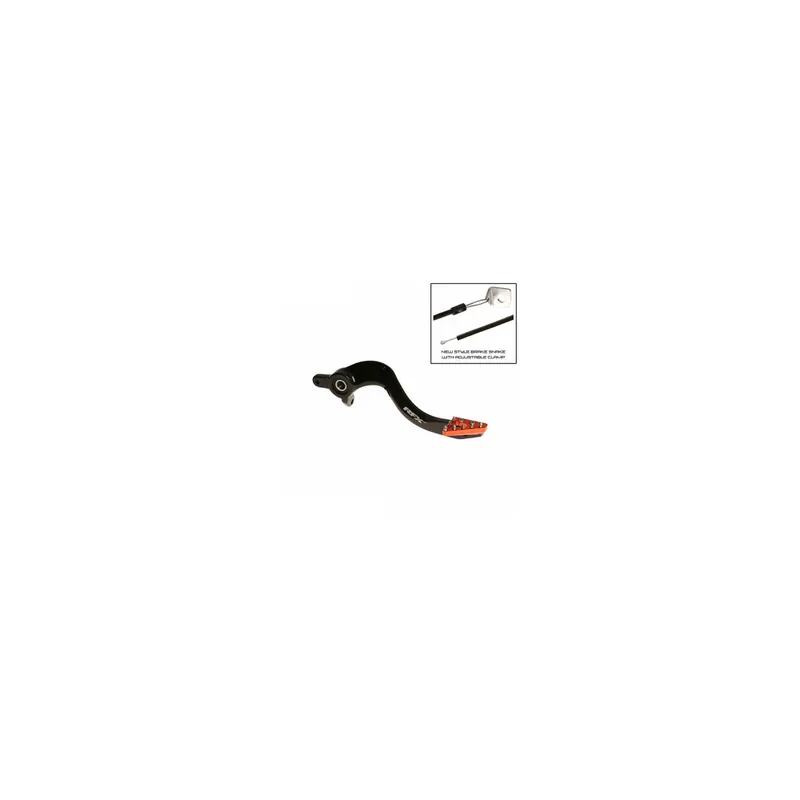 Acheter En Ligne Pédale de frein arrière RFX Pro ST (Anodisé dur noir/orange) – KTM SX/SX-F 125-525