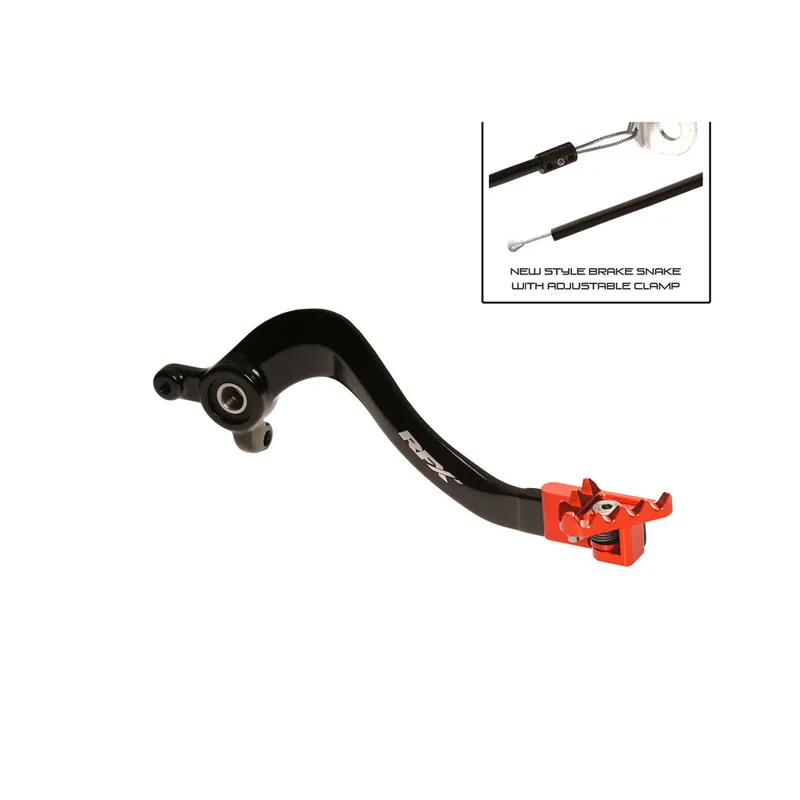 Quantité Limitée Pédale de frein arrière RFX Pro FT (Noir/Orange) – KTM SX85