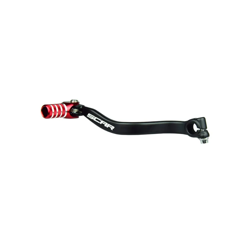 Top Vente Sélecteur de vitesse SCAR noir mat/embout rouge Suzuki RM85