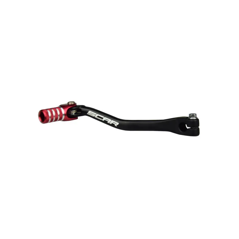 Sélecteur de vitesse SCAR noir/embout rouge Gasgas Super Prix