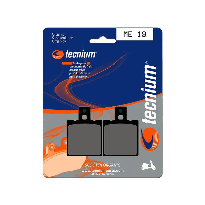 Plaquettes de frein TECNIUM Scooter organique – ME19 Prix Promo