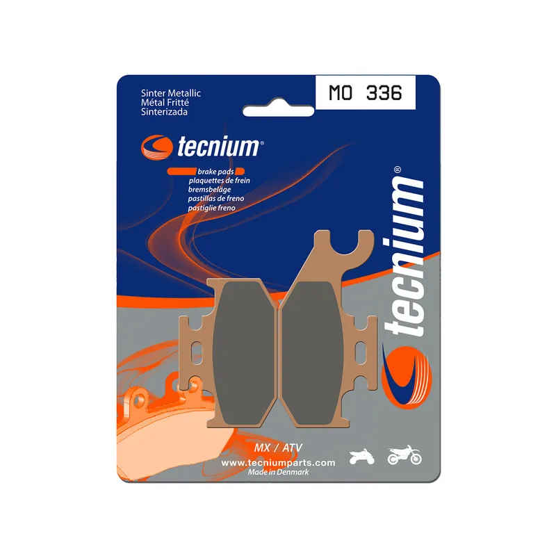 Vente Flash Plaquettes de frein TECNIUM MX/Quad métal fritté – MO336