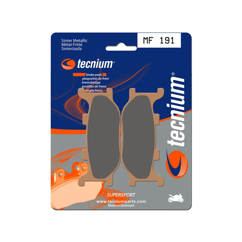 Usine Directe Plaquettes de frein TECNIUM Performance métal fritté – MF191