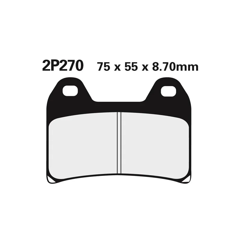 Plaquettes de frein NISSIN route /Off-Road métal fritté – 2P-270ST Commande En Gros