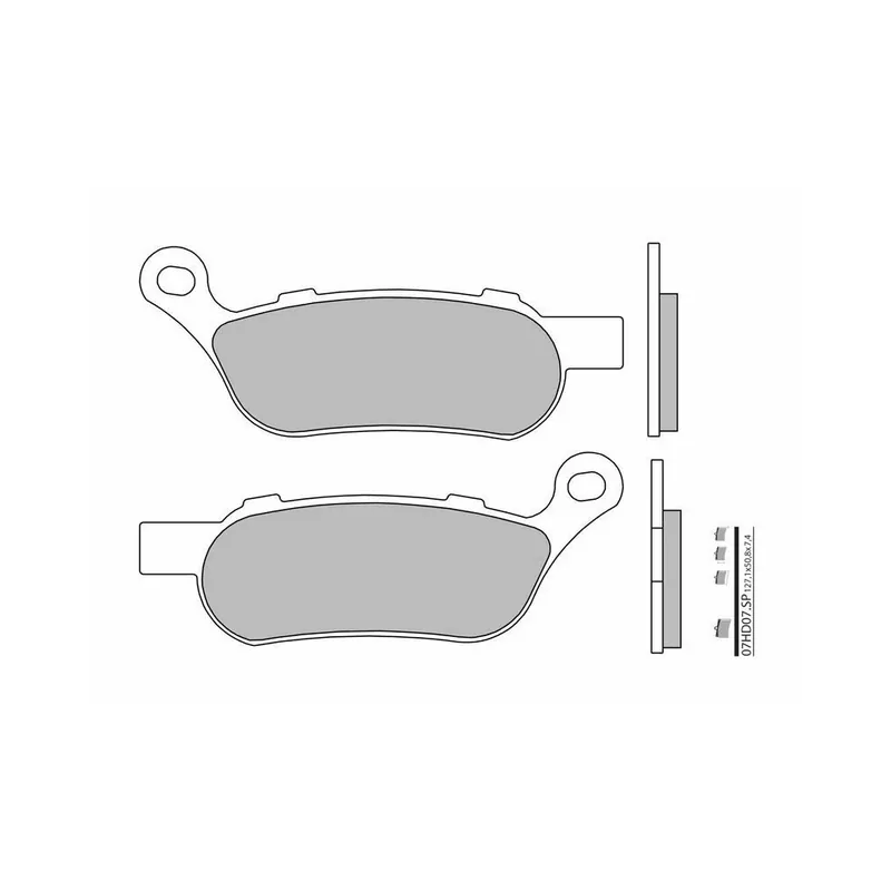 Vente Directe Plaquettes de frein BREMBO route métal fritté – 07HD07SP