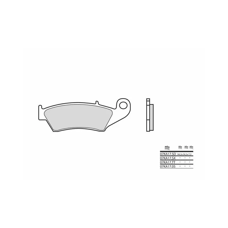 Vente Directe Plaquettes de frein BREMBO route carbone céramique – 07KA1705