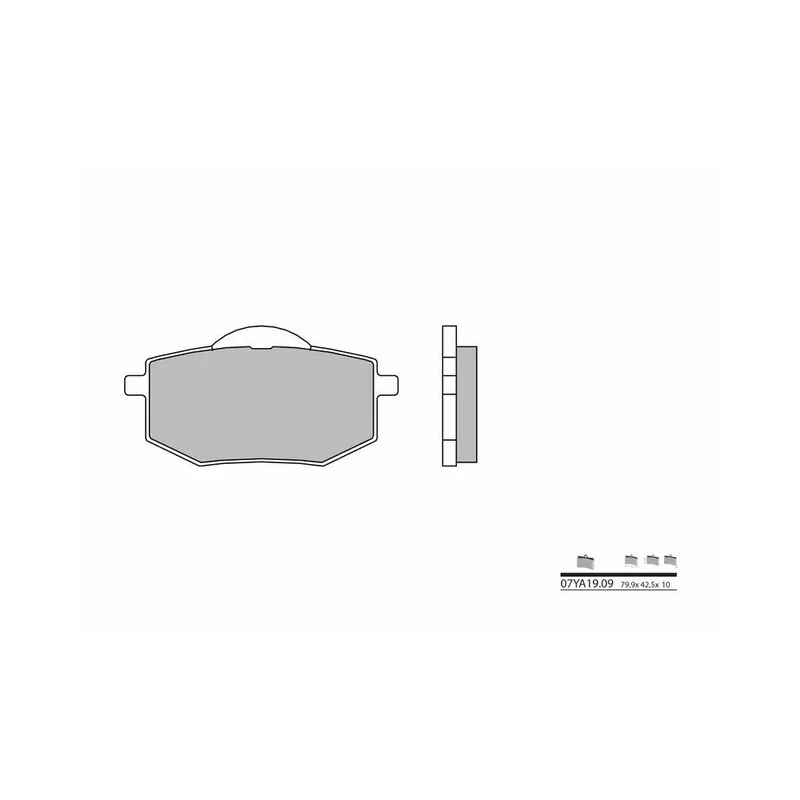 Usine Directe Plaquettes de frein BREMBO route carbone céramique – 07YA1909