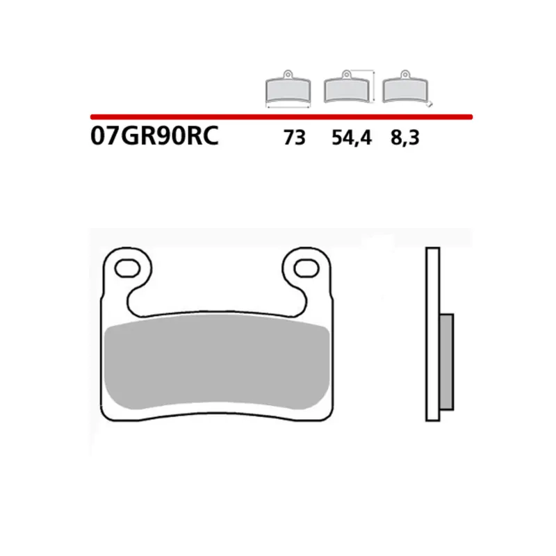 Satisfait Ou Remboursé Plaquettes de frein BREMBO racing carbone-céramique – 07GR90RC