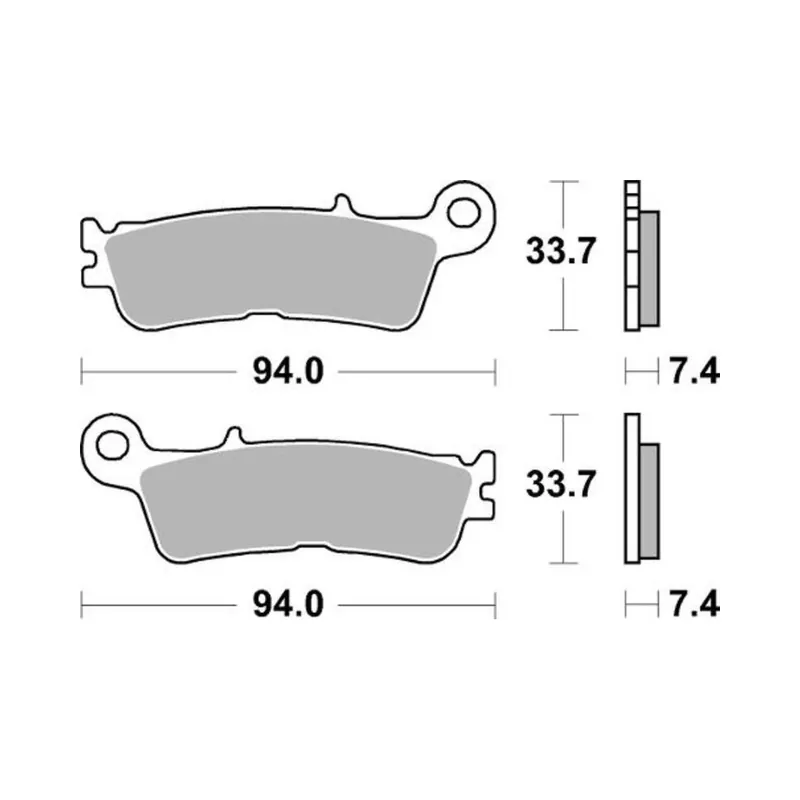 Meilleure Vente Plaquettes de frein BRAKING Off-Road métal fritté – 995CM46