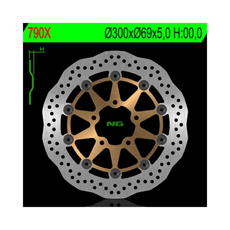 Expédié Aujourd&rsquo;hui Disque de frein NG BRAKES pétale flottant – 790X