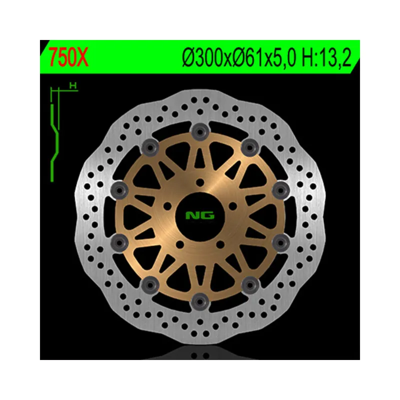 Livraison Express Disque de frein NG BRAKES pétale flottant – 750X