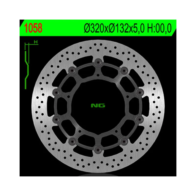Disque de frein NG BRAKES flottant – 1058 Acheter En Ligne