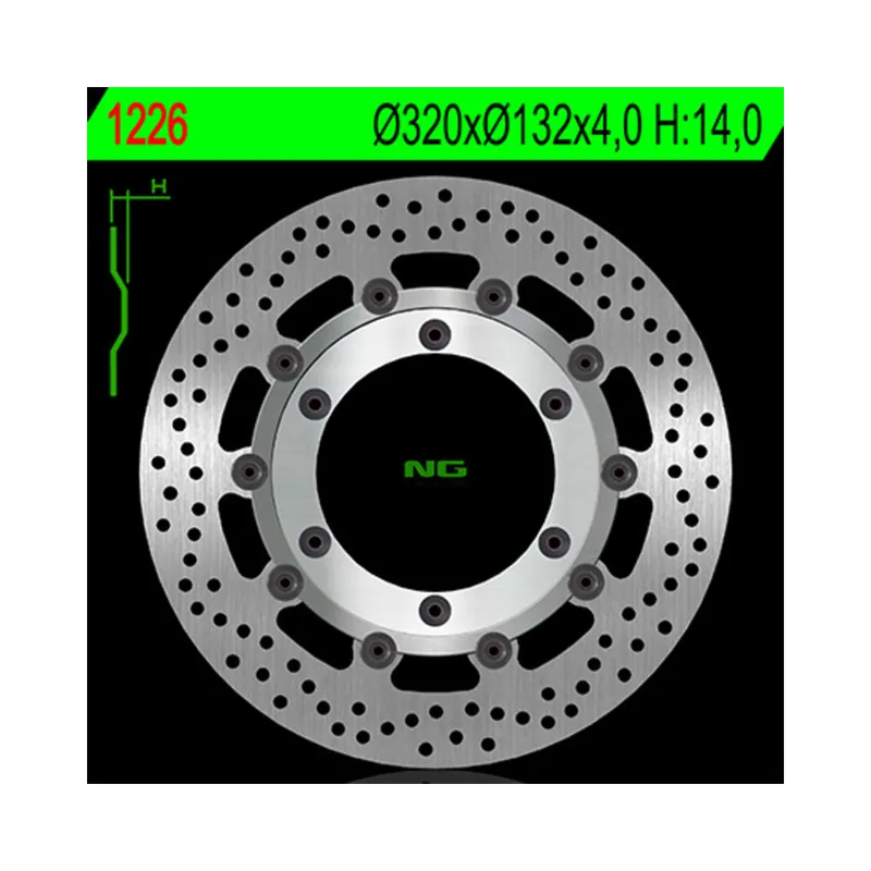 Disque de frein NG BRAKES flottant – 1226 Achat Immédiat