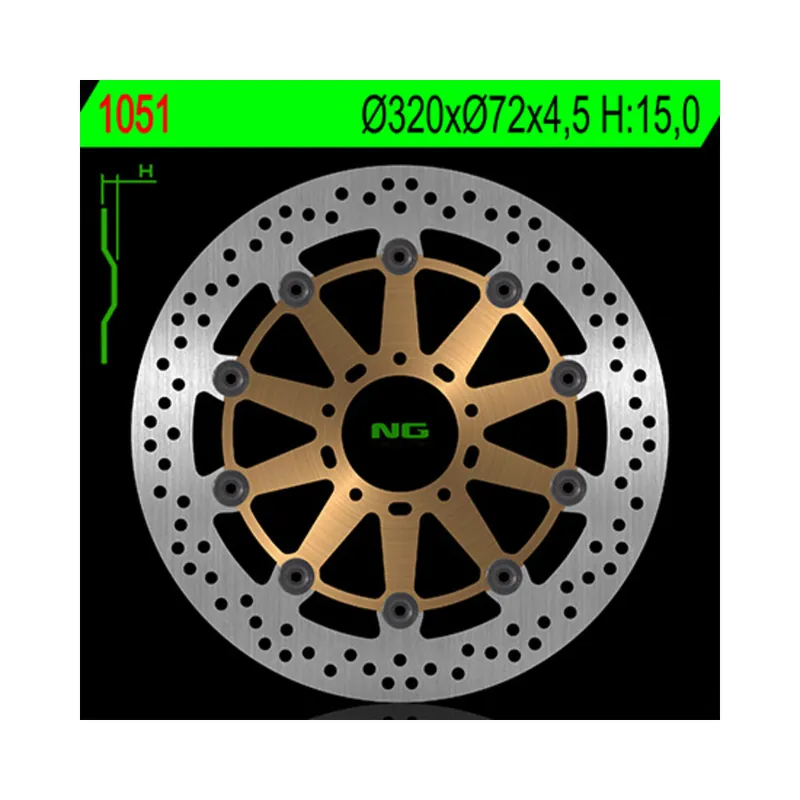Disque de frein NG BRAKES flottant – 1051 Bon Plan