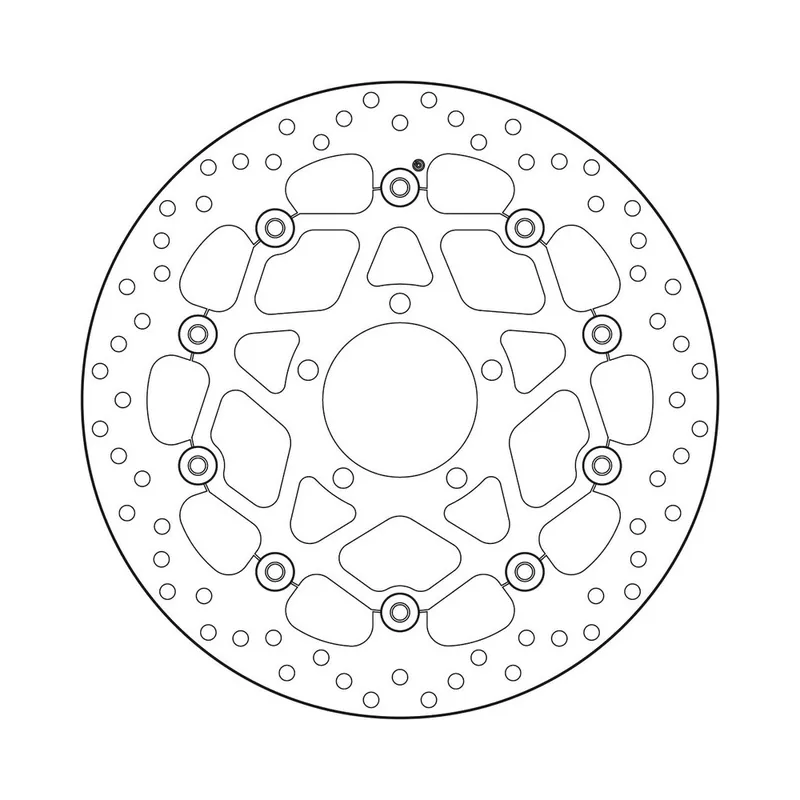 Disque de frein BREMBO Oro semi-flottant – 78B408B5 Must-Have