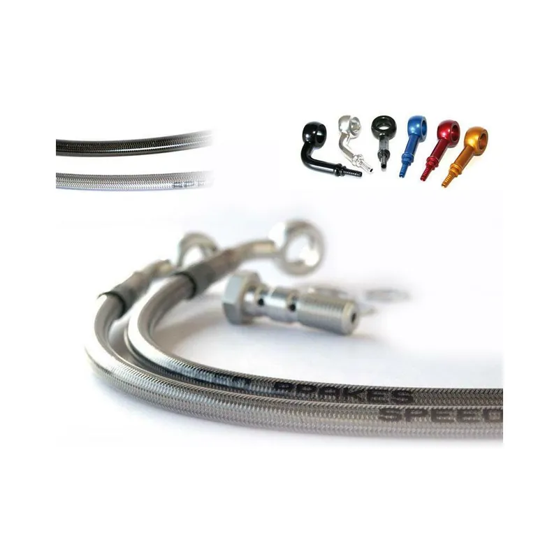 Quantité Limitée Durite Aviation SPEEDBRAKES carbone/raccord noir