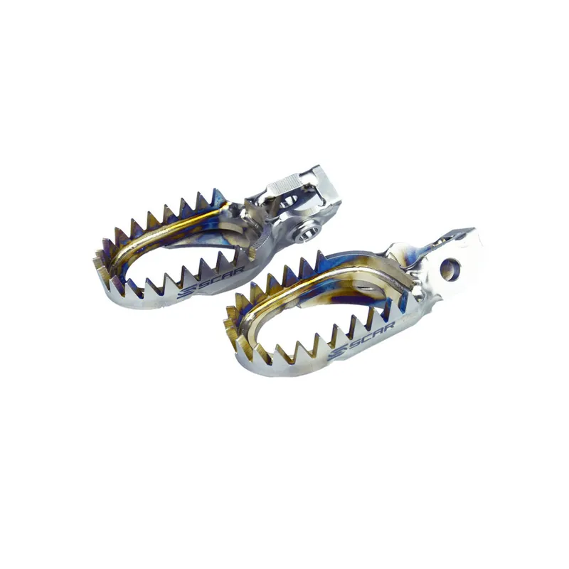 Marque Repose-pieds SCAR anti-boue titane KTM/Husqvarna