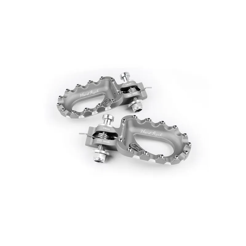 Prix Réduit Repose-pieds S3 Hard Rock aluminium argent