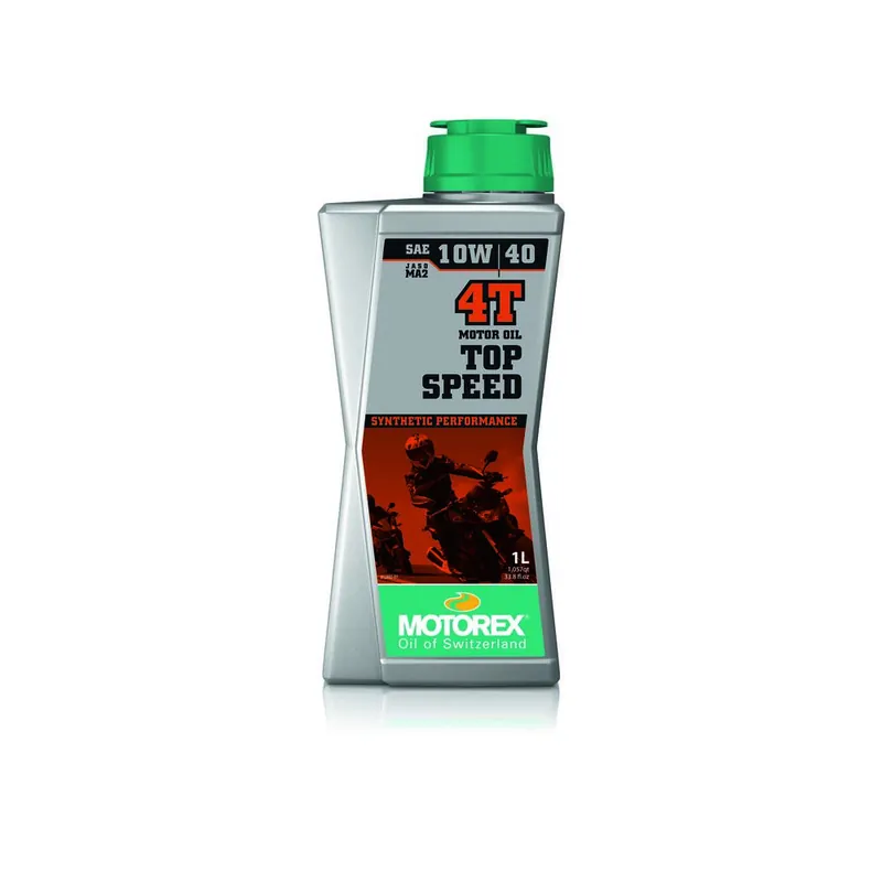 Certifié Huile moteur MOTOREX Top Speed 4T – 10W40 10x1L