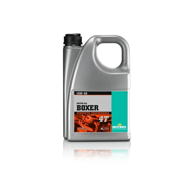 Huile moteur MOTOREX Boxer 4T – 15W50 4L x4 Acheter Direct