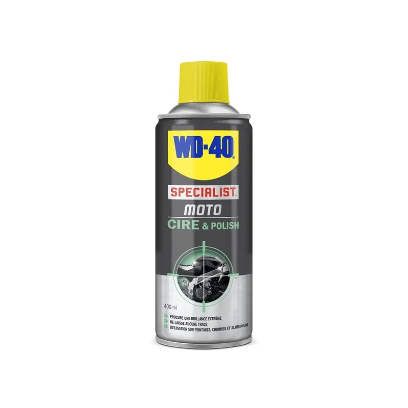 Cire et Polish WD-40 Specialist® Moto – Spray 400 ml Commander Vite
