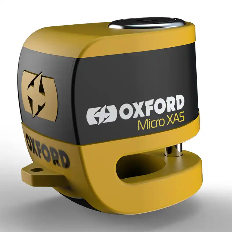 Bloque-disque OXFORD XA5 Alarm – jaune & noir Jusqu&rsquo;à Épuisement Des Stocks