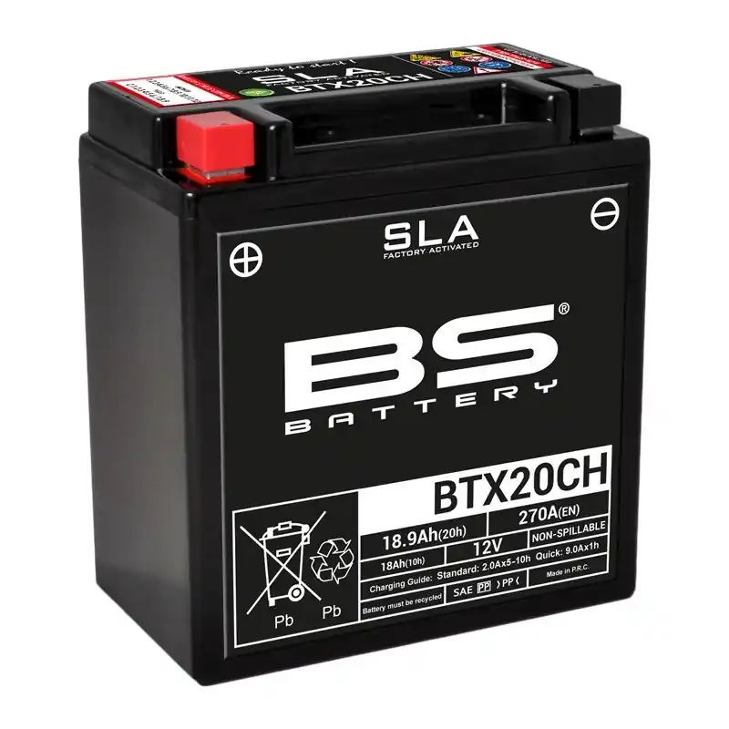 Satisfait Ou Remboursé Batterie BS BATTERY SLA sans entretien activé usine – BTX20CH