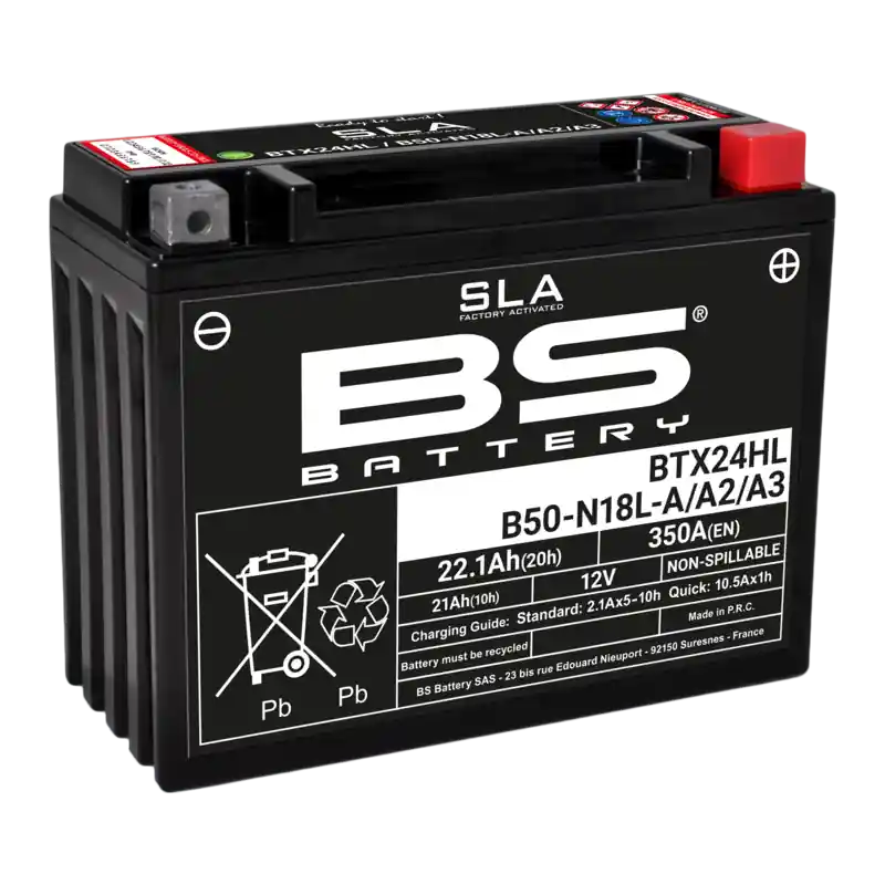 Batterie BS BATTERY SLA sans entretien activé usine – BTX24HL/B50-N18L-A/A2/A3 Commande En Gros