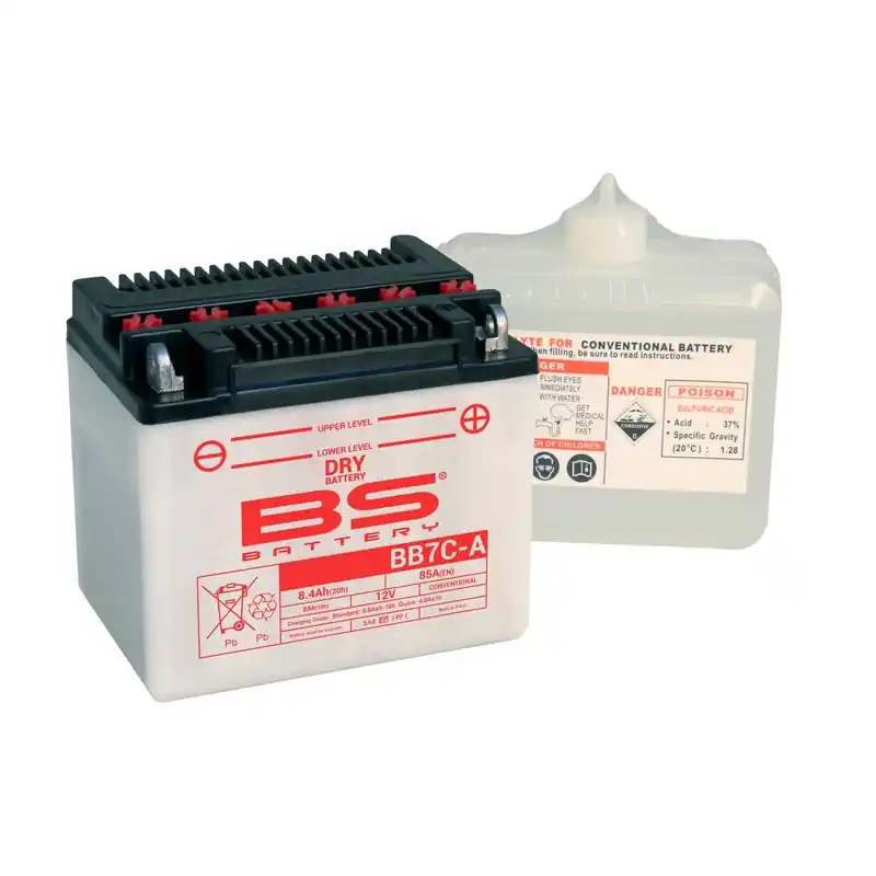 Meilleur Prix Batterie BS BATTERY Haute-performance avec pack acide – BB7C-A