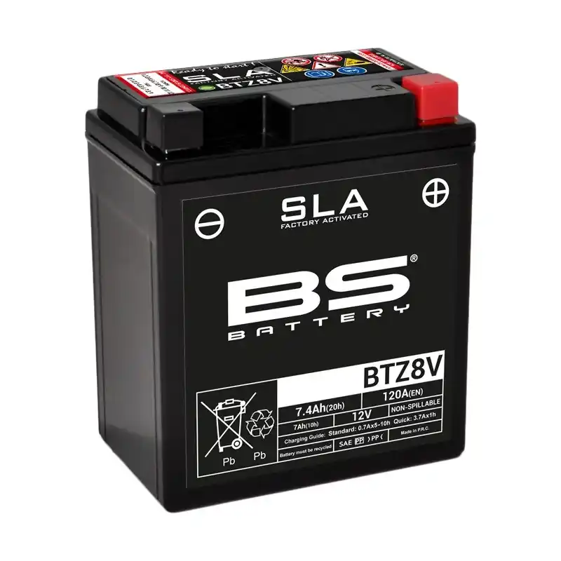Batterie BS BATTERY SLA sans entretien activé usine – BTZ8V Promotion