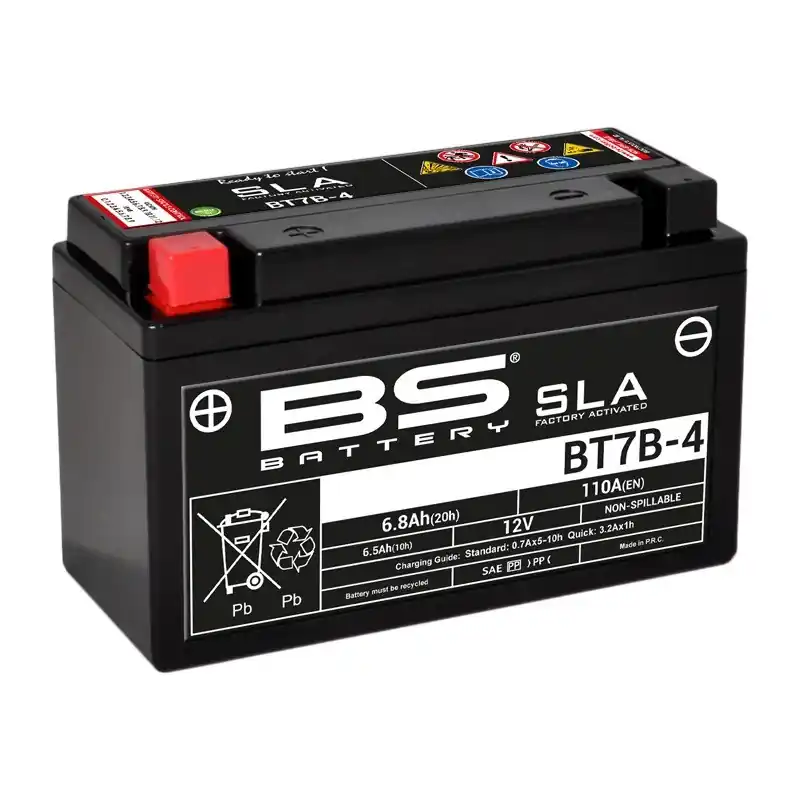 Batterie BS BATTERY SLA sans entretien activé usine – BT7B-4 Jusqu&rsquo;à Épuisement Des Stocks