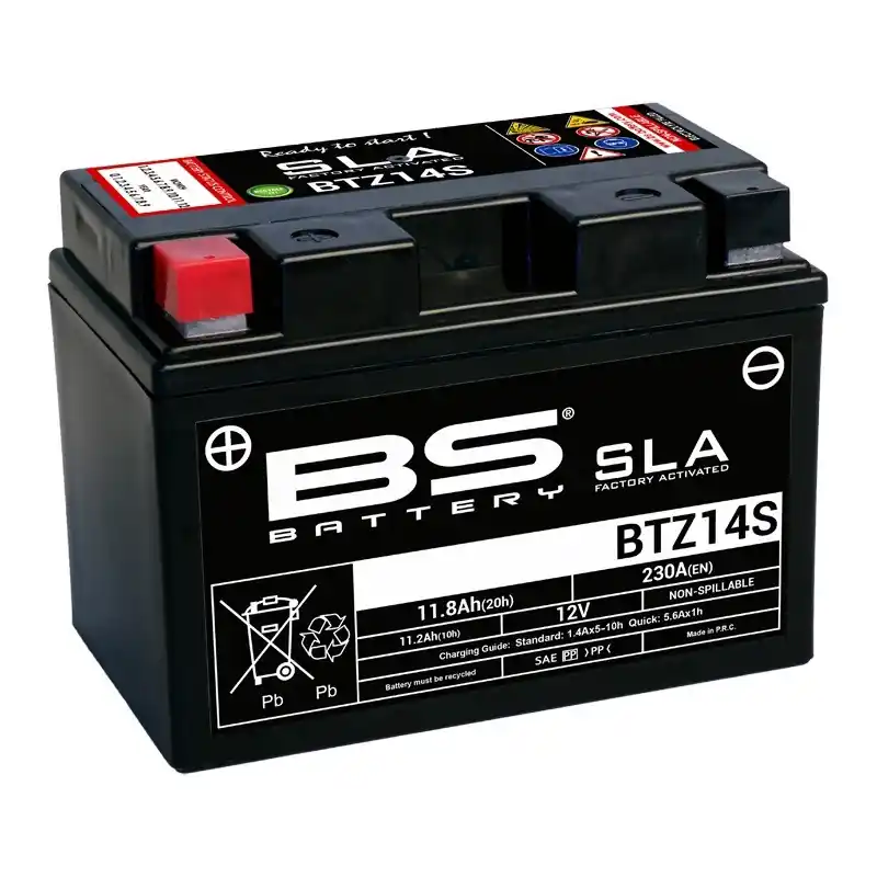 Batterie BS BATTERY SLA sans entretien activé usine – BTZ14S Achetez Aujourd&rsquo;hui