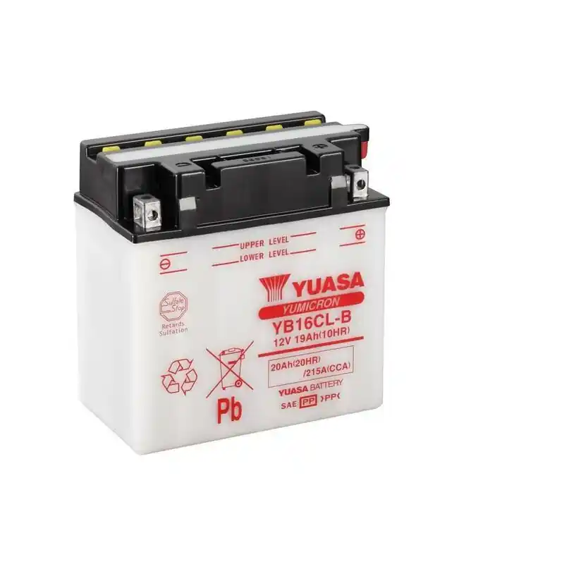 Batterie YUASA conventionnelle sans pack acide – YB16CL-B Commande En Gros