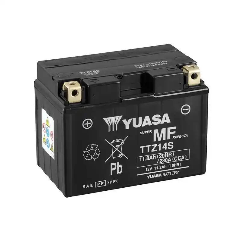 Batterie YUASA sans entretien avec pack acide – TTZ14S Offre Du Jour