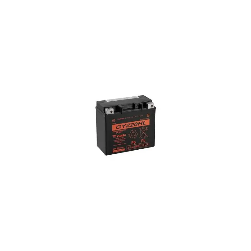 Batterie YUASA sans entretien avec pack acide – GYZ20HL Promotion