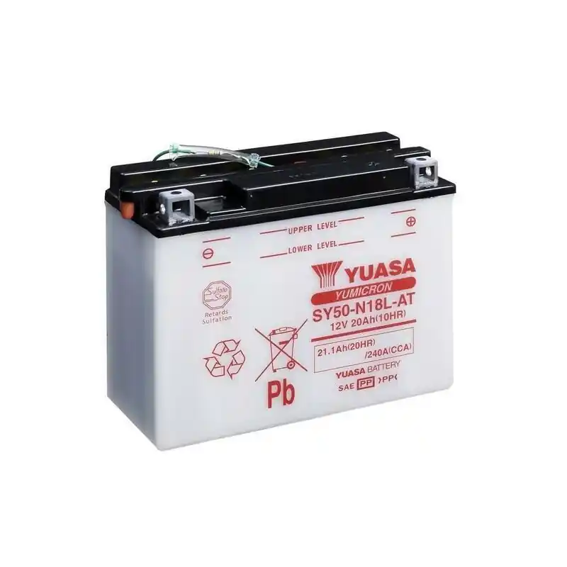 Batterie YUASA conventionnelle sans pack acide – SY50-N18L-AT Achetez Aujourd&rsquo;hui