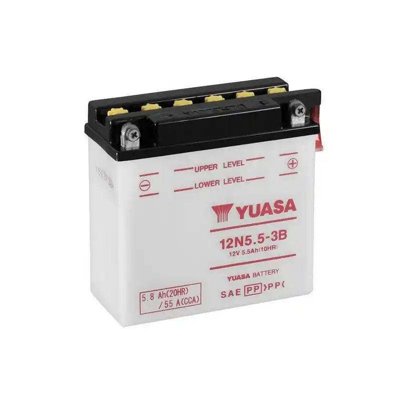 Batterie YUASA conventionnelle sans pack acide – 12N5-3B Retour Gratuit