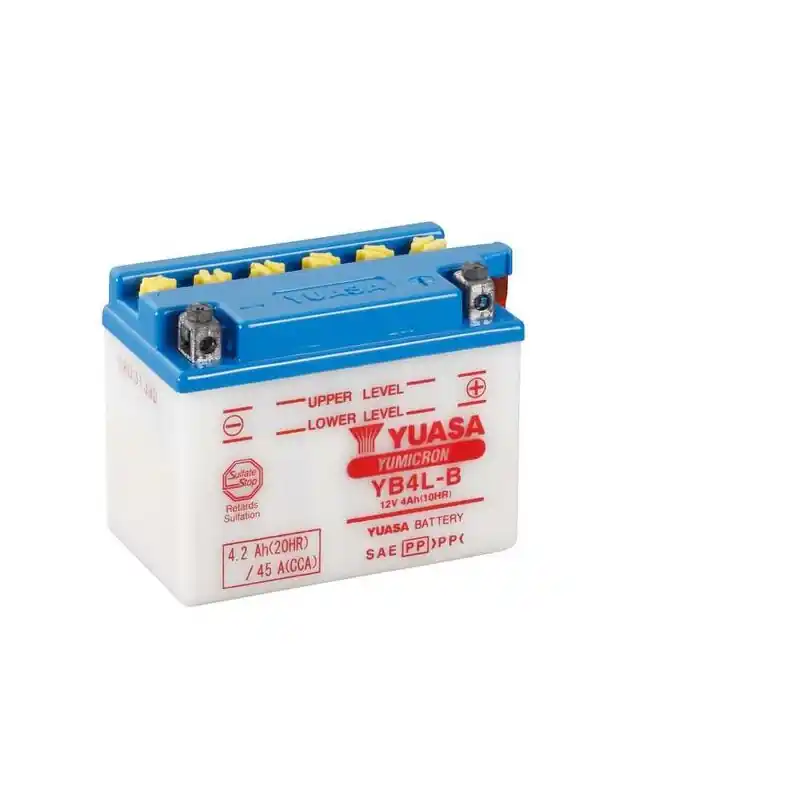 Nouvel Arrivage Batterie YUASA conventionnelle sans pack acide – YB4L-B
