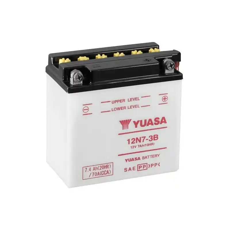 Batterie YUASA conventionnelle sans pack acide – 12N7-3B Meilleur Choix