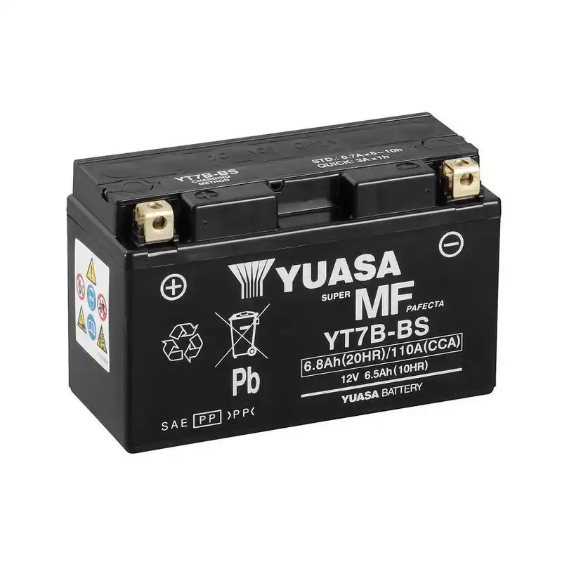 Batterie YUASA W/C sans entretien activée usine – YT7B Acheter Direct