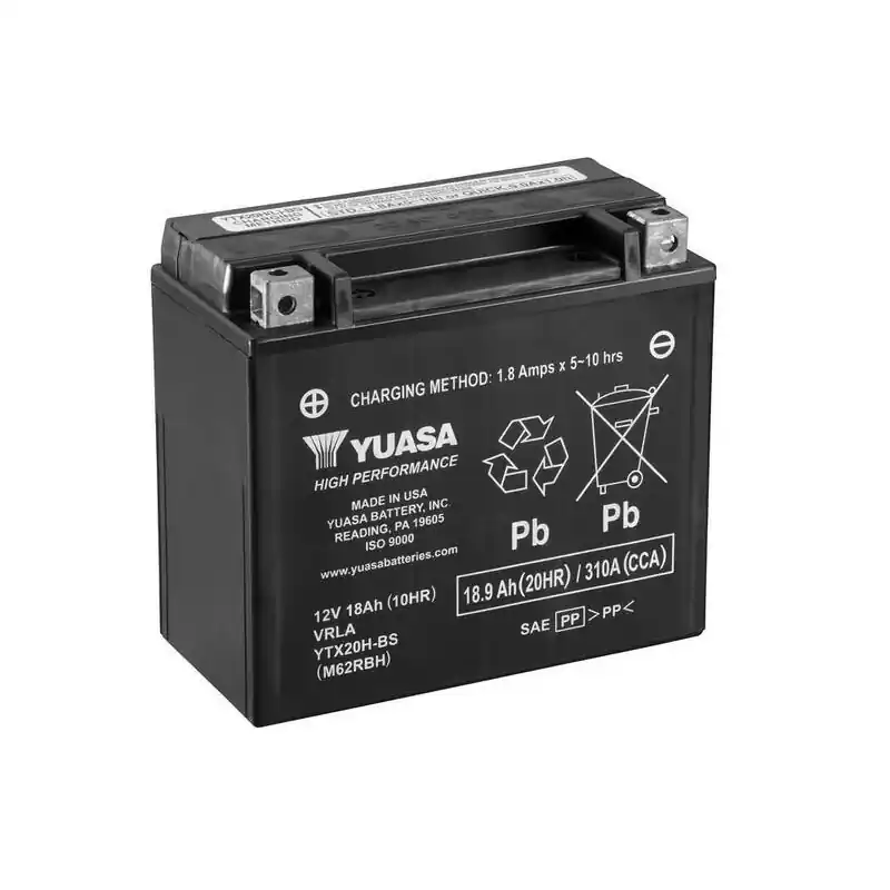 Batterie YUASA sans entretien avec pack acide – YTX20H-BS Produit De Marque