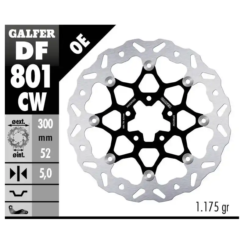 Produit De Marque BRAKE DISC FLOAT WAVE