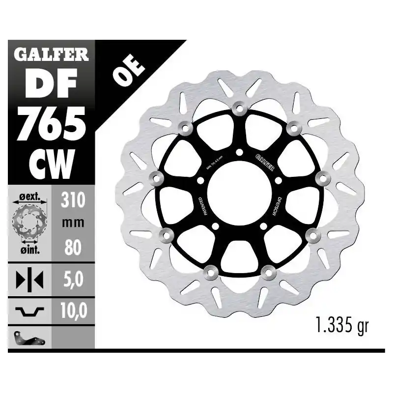 BRAKE DISC FLOAT WAVE Vente Flash